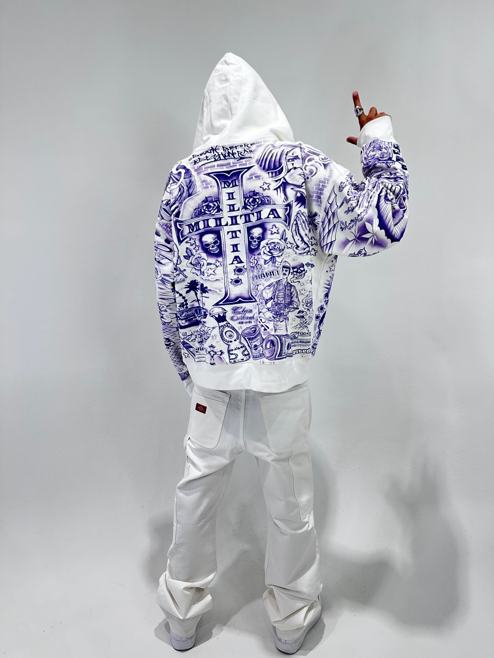 TATTOO HOODIE (BALLPOINT PEN)