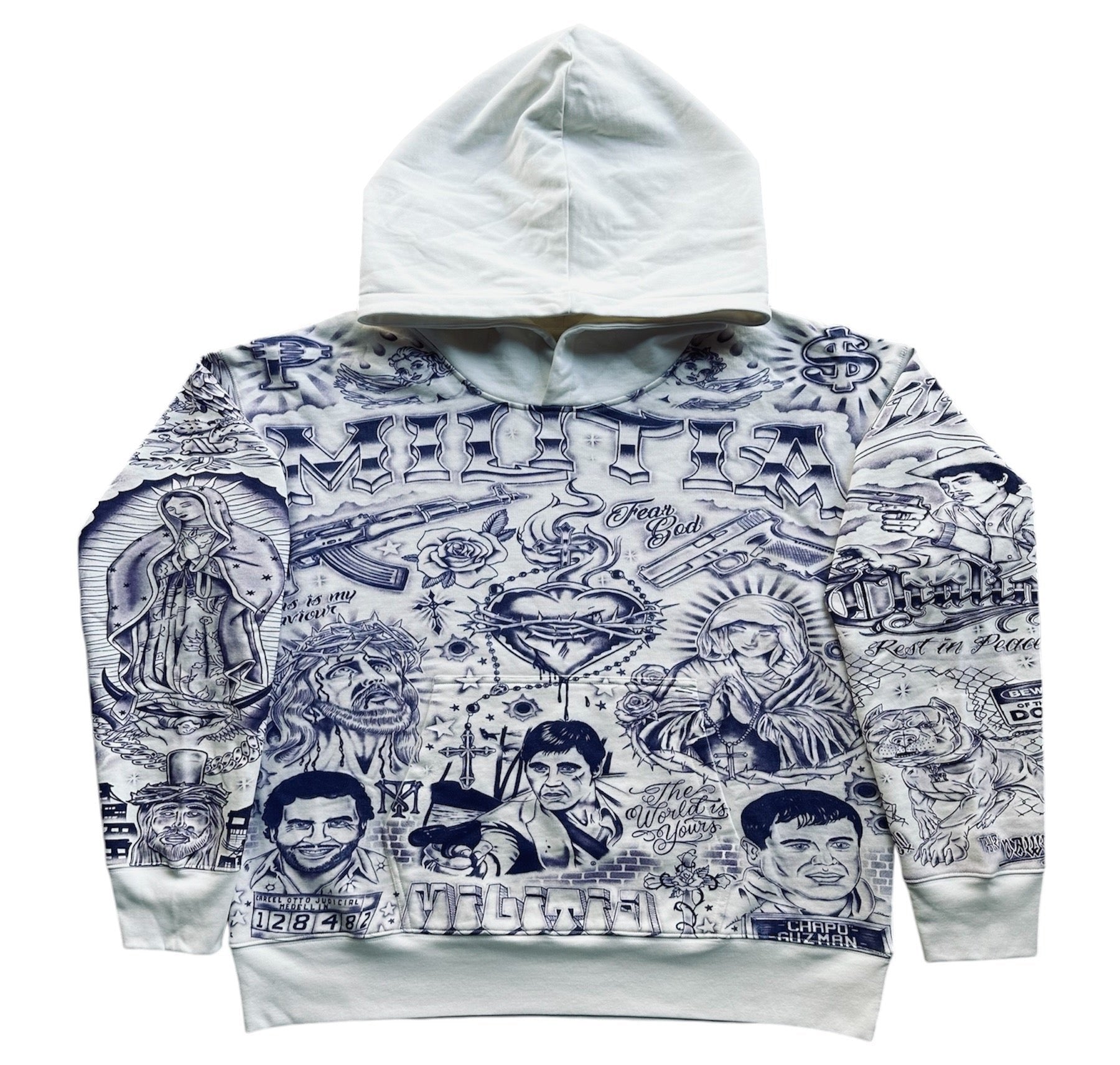 TATTOO HOODIE (BALLPOINT PEN)