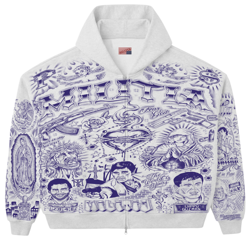 TATTOO HOODIE (BALLPOINT PEN)